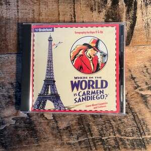 Where in the World Is Carmen Sandiego CD-ROM 1996 Broderbund Game Untested
